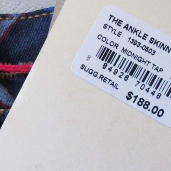 Current/Elliot Ankle Skinny Aztec Print Jeans Size 28-0 - Picture 9 of 10